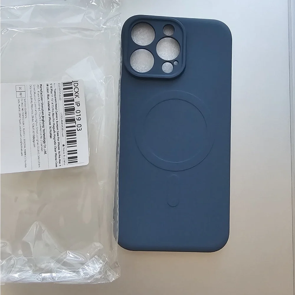 Blue Silicone Phone Case - Picture 1 of 3